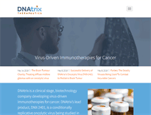 Tablet Screenshot of dnatrix.com